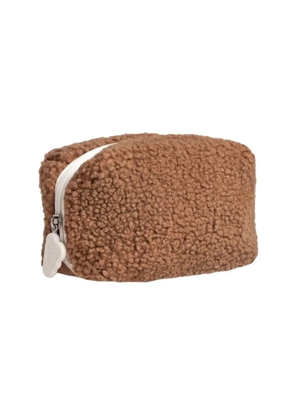 Summer Fridays Mini Cloud Pouch Bag Iced Coffee Brown New